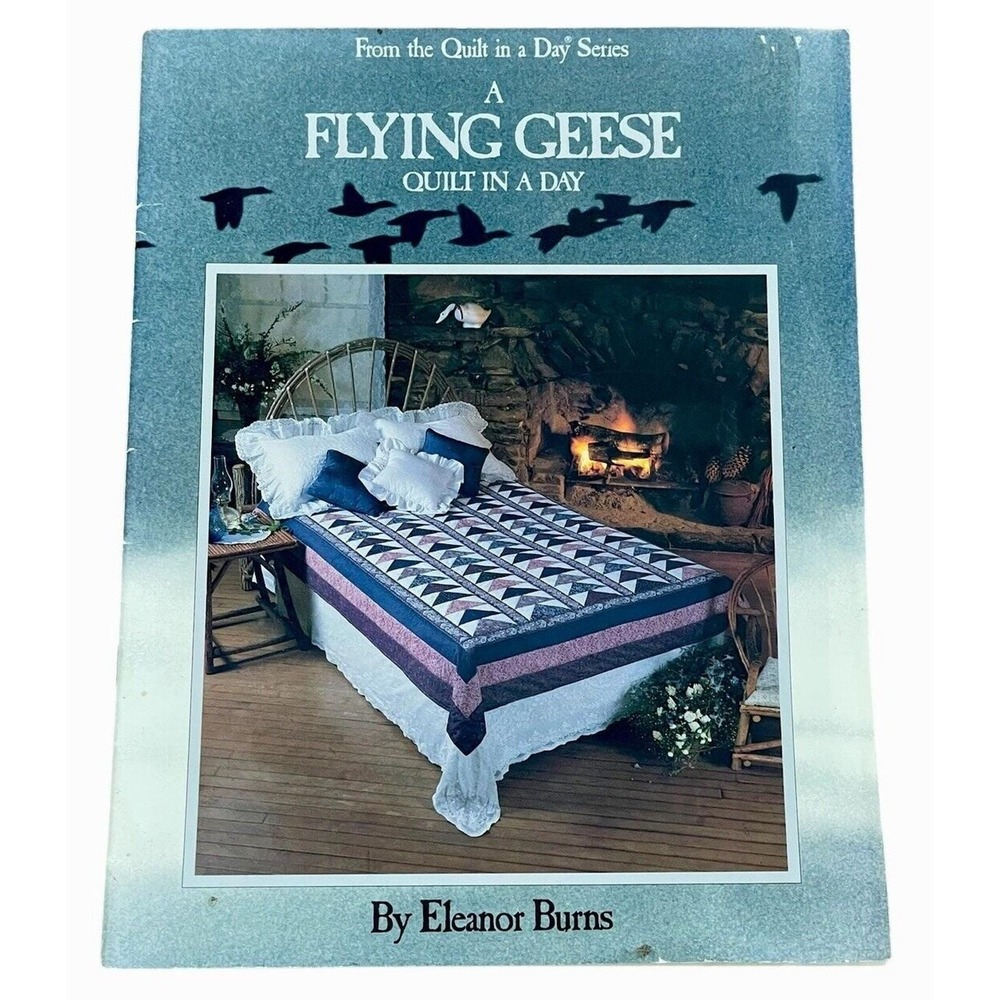 Flying Geese Quilt Pattern Booklet Eleanor Burns Quilting Sewing Bedding